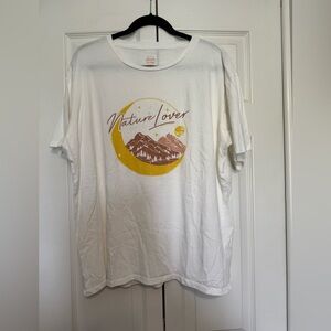Pura Vida Nature Lover White women’s T-Shirt size XL